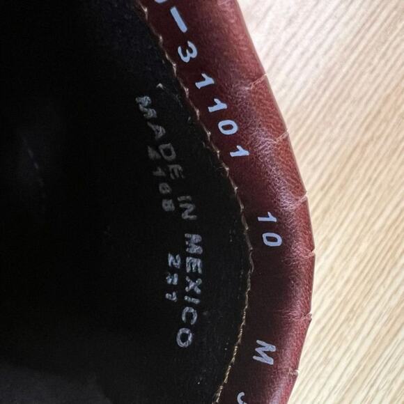 Johnston & Murphy Shoes Men 10 Leather Tassel Loafers Dress Shoe Two Tone - Picture 7 of 13